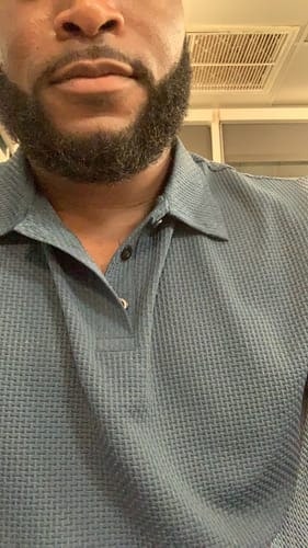 Customer photo review of Capri - Men's Ultra Comfortable Polo Shirt